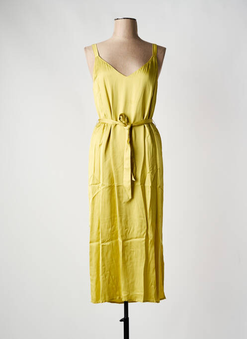 Robe longue vert YAYA pour femme