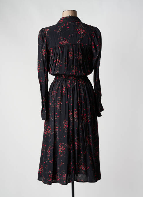 Robe mi-longue noir IDANO pour femme