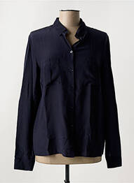 Chemisier coupe fluide manches longues bleu fonce LUI JO femme