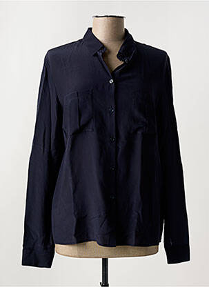 Chemisier coupe fluide manches longues bleu fonce LUI JO femme