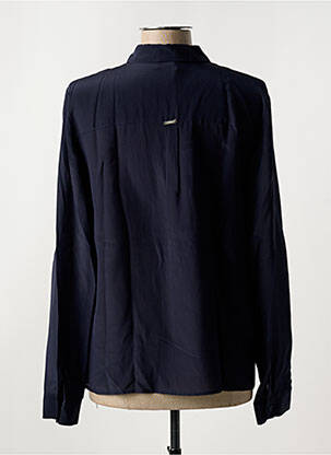 Chemisier coupe fluide manches longues bleu fonce LUI JO femme