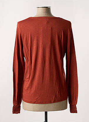 T-shirt manches longues manches longues orange AN' GE femme