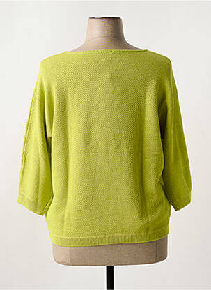 Pull stretch manches 3/4 vert ZILCH femme