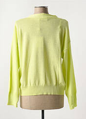 Gilet manches longues vert INDI & COLD pour femme seconde vue