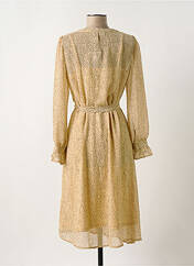 Robe mi-longue beige ICHI pour femme seconde vue