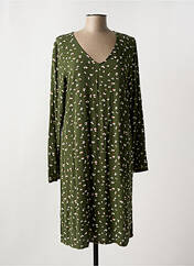 Robe mi-longue vert YERSE pour femme seconde vue