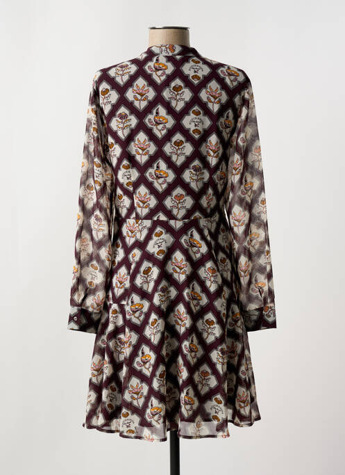 Robe courte manches longues manches longues rouge SCOTCH & SODA femme
