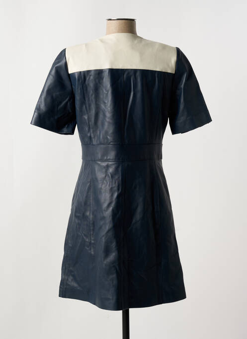 Robe courte manches courtes manches courtes bleu GIORGIO & MARIO femme