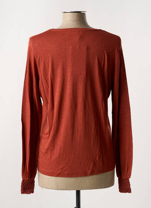 T-shirt manches longues manches longues orange AN' GE femme