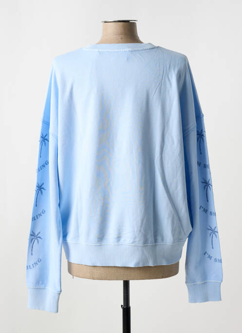 Pull stretch manches longues bleu SCOTCH & SODA femme