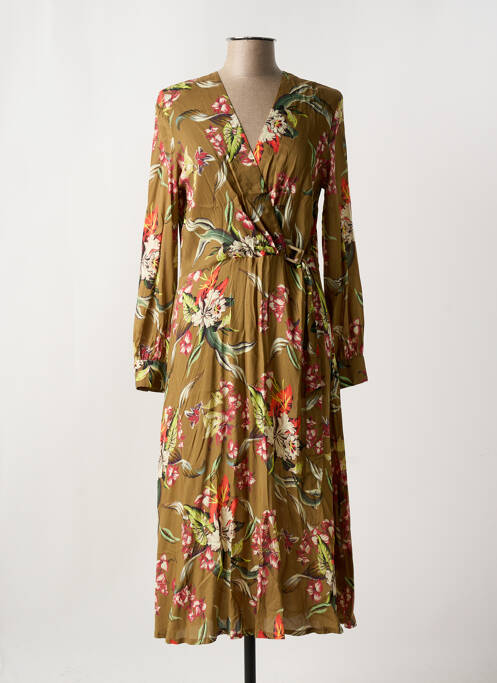 Robe longue vert ALDOMARTINS pour femme