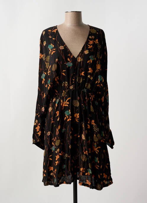 Robe mi-longue noir IDANO pour femme