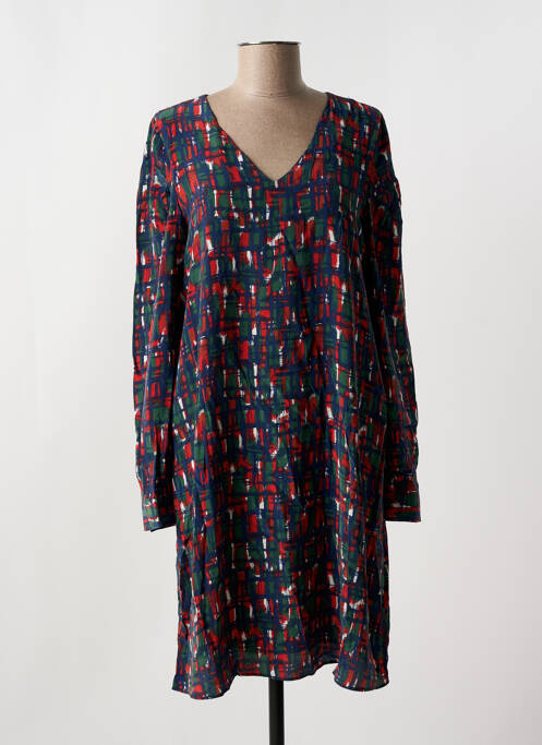 Robe mi-longue vert TOUPY pour femme