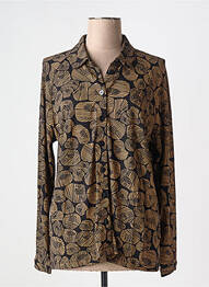 Chemisier coupe cintrée manches longues noir ZILCH femme