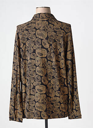 Chemisier coupe cintrée manches longues noir ZILCH femme