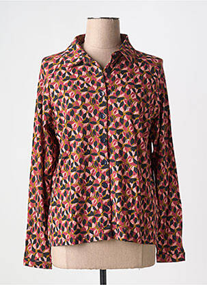 Chemisier coupe cintrée manches longues rose ZILCH femme