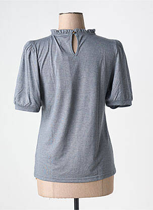 T-shirt stretch manches courtes gris CREAM femme