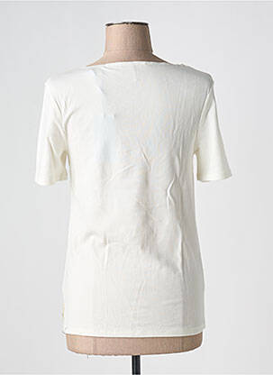 Top stretch manches courtes beige SCOTCH & SODA femme