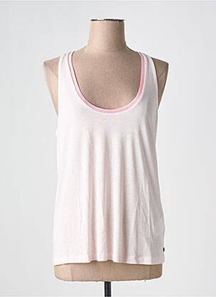 Débardeur stretch sans manche rose SCOTCH & SODA femme