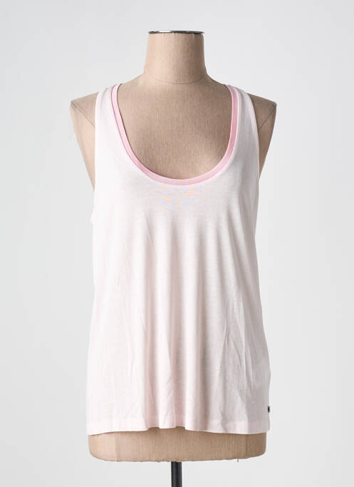 Débardeur stretch sans manche rose SCOTCH & SODA femme