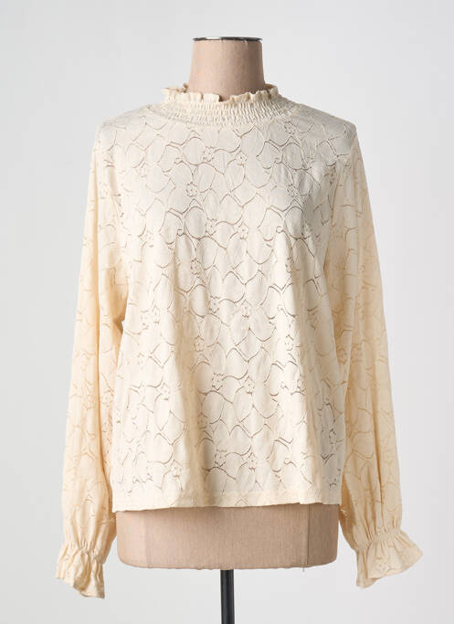 Blouse beige CREAM pour femme