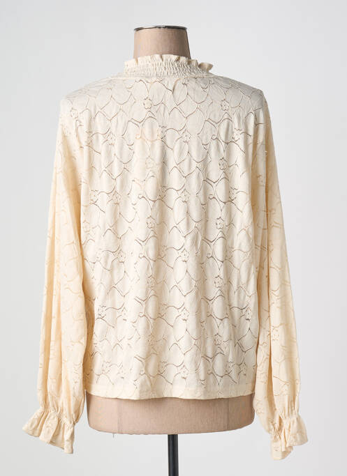 Blouse beige CREAM pour femme