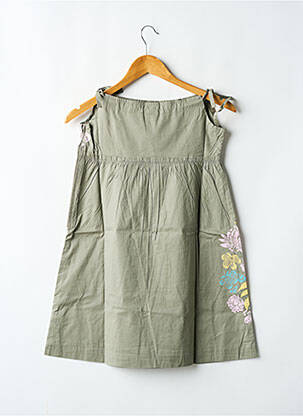 Robe courte doublure sans manche vert ROXY fille
