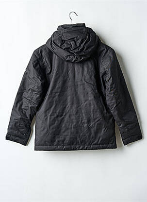 Parka poches a capuche noir QUIKSILVER garçon