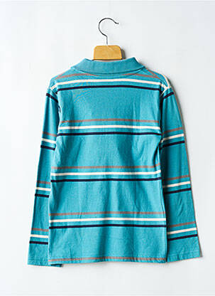 Polo manches longues manches longues bleu QUIKSILVER garçon