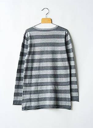 Pull coupe droite manches longues gris ROXY fille