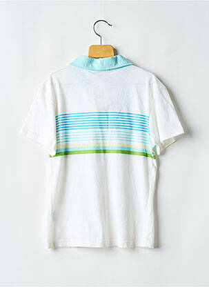 Polo coupe cintrée manches courtes blanc ROXY GIRL fille