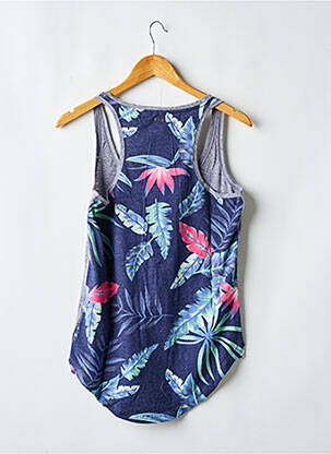 Débardeur col rond sans manche bleu ROXY femme