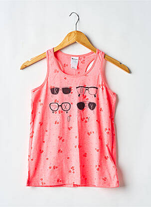 Débardeur coupe droite sans manche rose ROXY GIRL fille