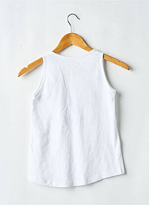 Débardeur coupe droite sans manche blanc ROXY fille