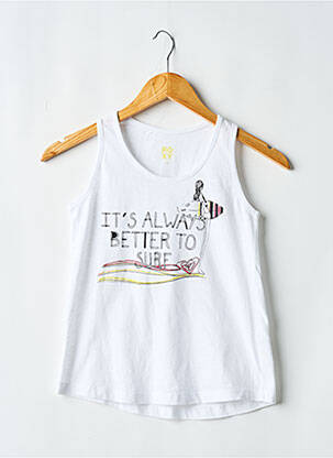 Débardeur blanc ROXY pour fille