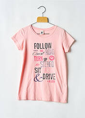 T-shirt rose ROXY pour fille seconde vue