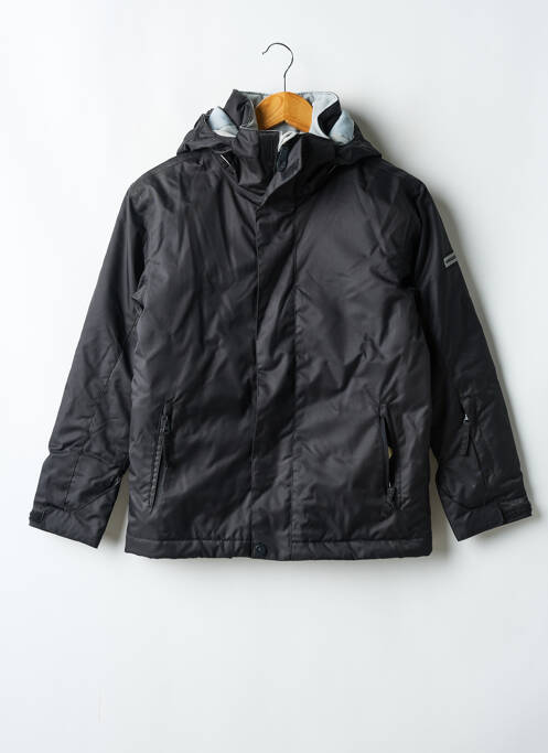 Parka poches a capuche noir QUIKSILVER garcon