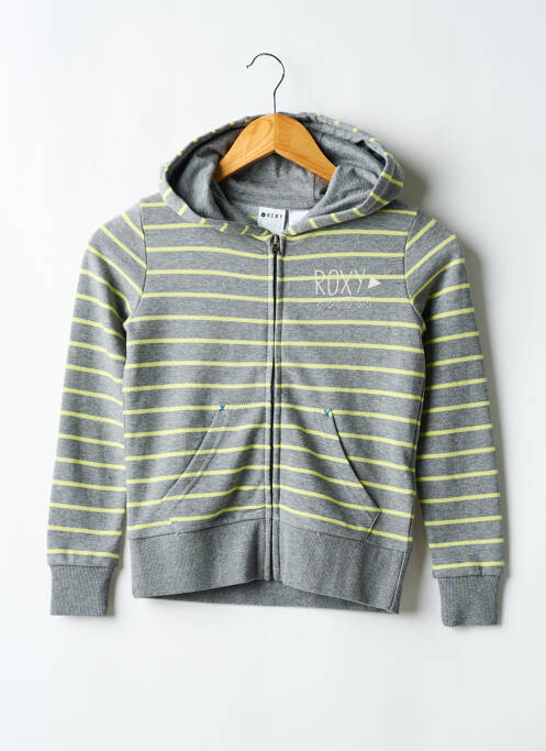 Veste casual coupe droite gris ROXY GIRL fille