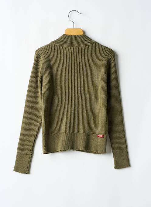 Veste casual col rond vert ROXY GIRL fille