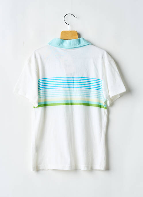 Polo coupe cintrée manches courtes blanc ROXY GIRL fille
