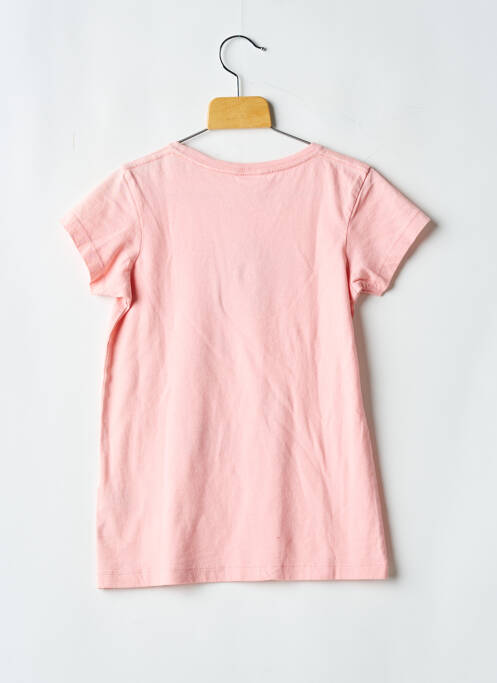 T-shirt coupe cintrée manches courtes rose ROXY fille
