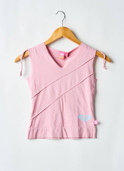 Top sans manche sans manche rose ROXY GIRL fille