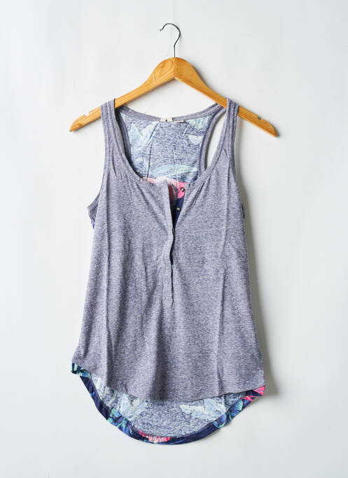 Débardeur col rond sans manche bleu ROXY femme