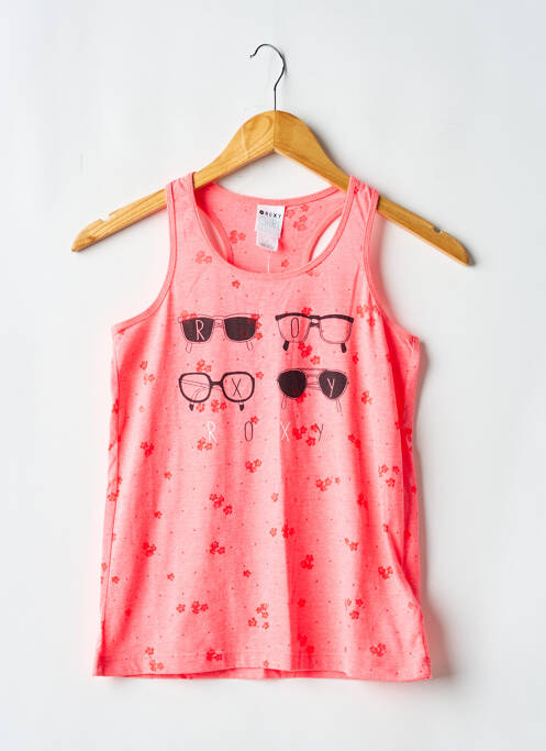 Débardeur coupe droite sans manche rose ROXY GIRL fille