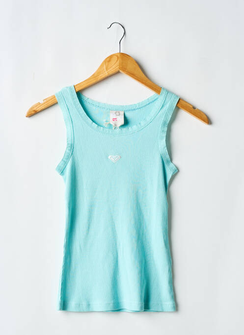 Débardeur coupe cintrée sans manche bleu ROXY GIRL fille
