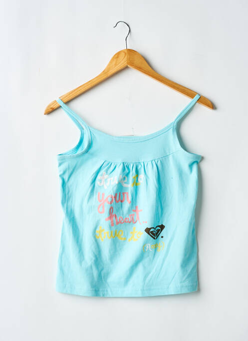 Débardeur coupe droite sans manche bleu ROXY GIRL fille