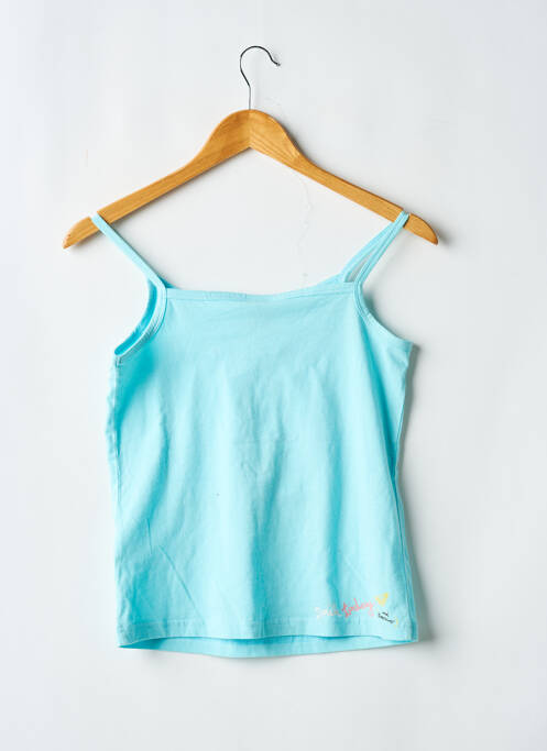 Débardeur coupe droite sans manche bleu ROXY GIRL fille
