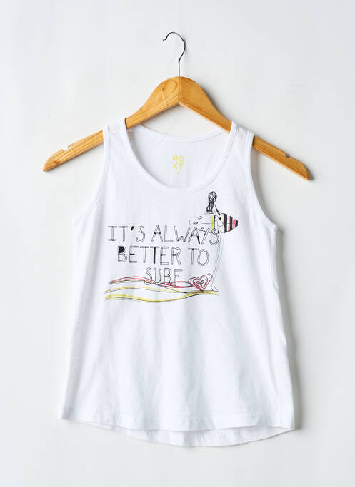 Débardeur blanc ROXY pour fille