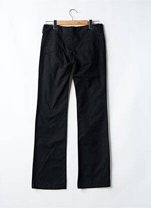 Pantalon droit tissage popeline taille basse noir ROXY femme