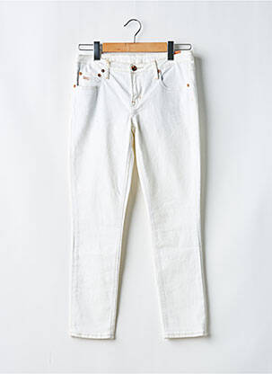 Jeans coupe slim taille basse taille basse blanc QUIKSILVER femme